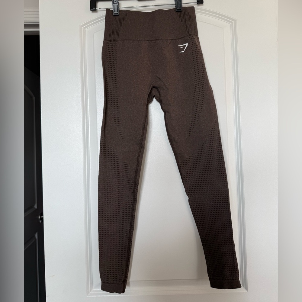Brown Gymshark Seamless Leggings
